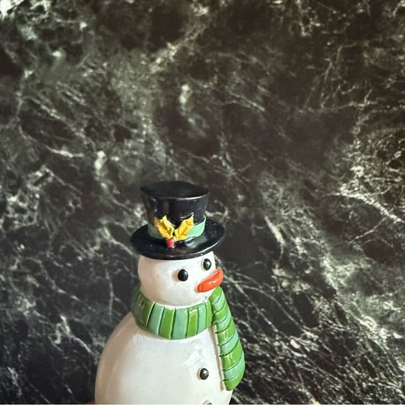 Snowman Earthenware Plate Christmas Cutouts Dish / Plate & Spread Knife - Picture 9 of 13